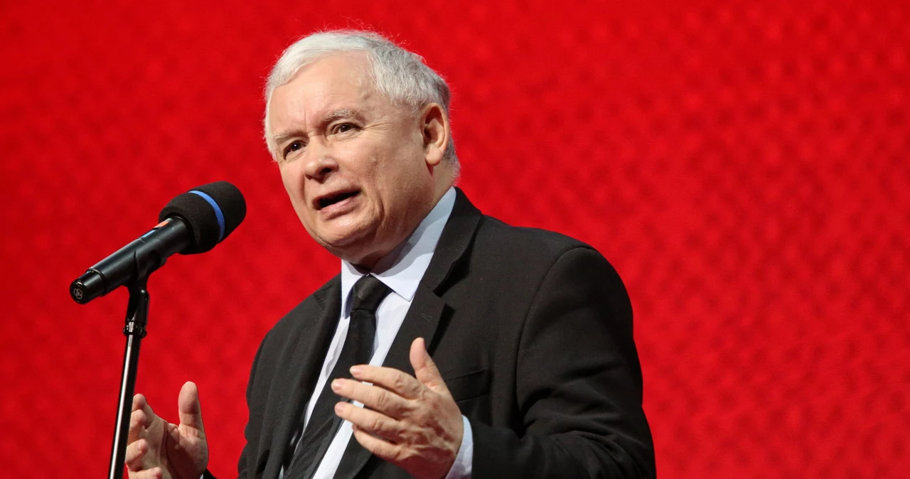 Prezes PiS Jarosław Kaczyński