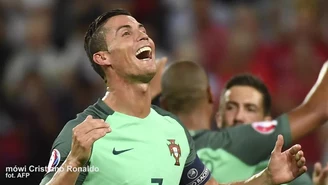 Cristiano Ronaldo po awansie do finału Euro 2016. Wideo