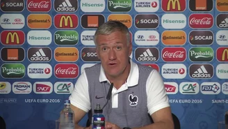 Didier Deschamps przed finałem Euro 2016. Wideo