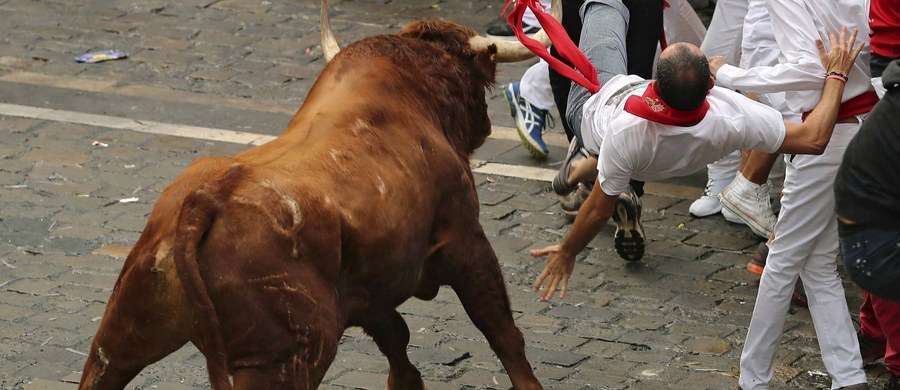 Co najmniej trzy osoby zostały ranne podczas czwartej w tym roku gonitwy z bykami w Pampelunie, na północy Hiszpanii, w ramach trwającej tam fiesty ku czci świętego Fermina. Byki nie wzięły jednak nikogo na rogi.