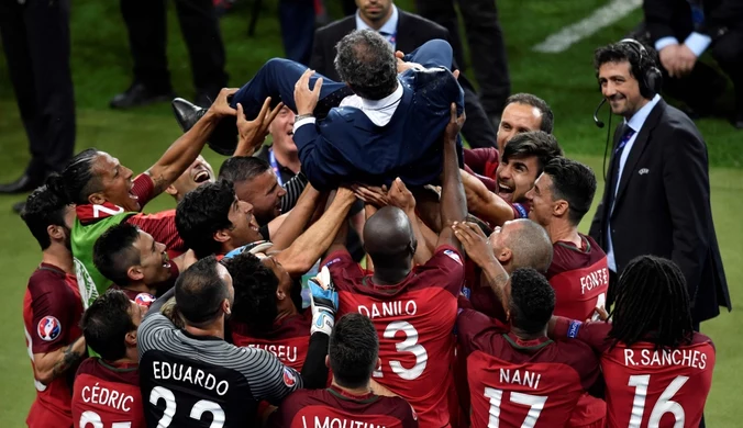 Portugalia - Francja 1-0 po dogrywce. Radość mistrzów Europy. Galeria