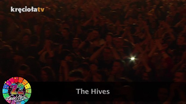 Fragment koncertu zespołu The Hives podczas 22 Przystanku Woodtsock.