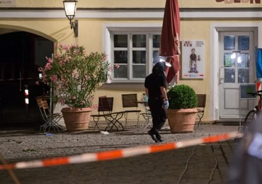 Atak w bawarskim Ansbach: Nie żyje zamachowiec. 12 osób rannych. Sprawcą był 27-letni Syryjczyk