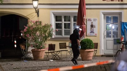 Atak w bawarskim Ansbach: Nie żyje zamachowiec. 12 osób rannych. Sprawcą był 27-letni Syryjczyk