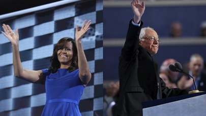 Pierwsza Dama USA i Bernie Sanders wzywają do głosowania na Hillary Clinton