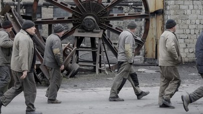 Ukraińscy górnicy zablokowali drogę do przejścia granicznego w Hrebennem