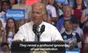 Joe Biden w trakcie wiecu Clinton: poglądy Trumpa są nieamerykańskie