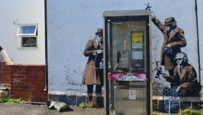 Tajemnicze zniknięcie jednego z graffiti Banksy’ego