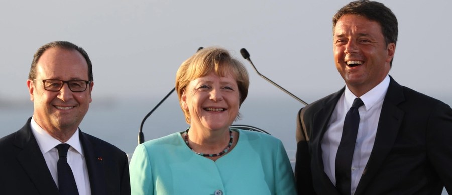 Europa się nie skończyła po Brexicie - mówił premier Włoch Matteo Renzi na konferencji prasowej po spotkaniu z prezydentem Francji Francois Hollande'em oraz kanclerz Niemiec Angelą Merkel na wyspie Ventotene na Morzu Tyrreńskim. Spotkanie było poświęcone przyszłości Unii Europejskiej.