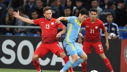 Mecz Kazachstan - Polska w obiektywie