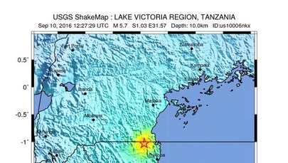 W Tanzanii zatrzęsła się ziemia. Są ofiary w ludziach