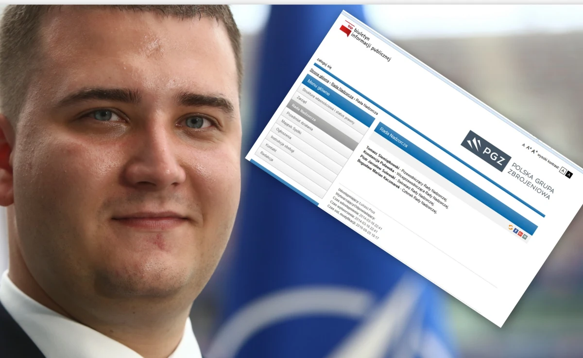 Ze składu Rady Nadzorczej Polskiej Grupy Zbrojeniowej zniknęło nazwisko Bartłomieja Misiewicza. Biuletyn Informacji Publicznej PGZ został zaktualizowany we wtorek o godz. 19:17.