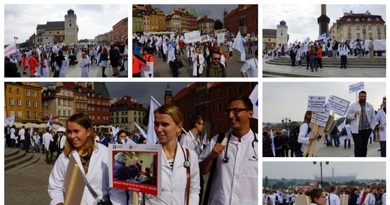 Po około trzech godzinach zakończyła się manifestacja Porozumienia Zawodów Medycznych, która w sobotę przeszła ulicami Warszawy. Lekarze, ratownicy, fizjoterapeuci, farmaceuci, psycholodzy, diagności, dietetycy i elektroradiolodzy podkreślali, że czas na "Zdrowie Plus". Jak powiedział rzecznik komendanta stołecznego policji Mariusz Mrozek, manifestacja przebiegła bardzo spokojnie, bez incydentów. 