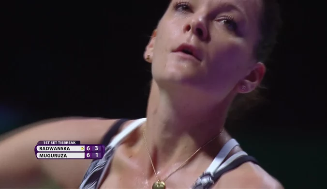 Radwańska wygrała z Muguruzą w WTA Finals. Skrót meczu