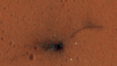 Spadochron Schiaparellego wciąż powiewa na Marsie