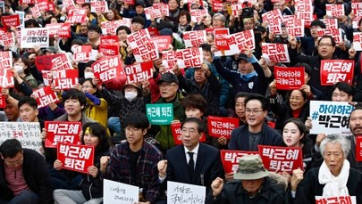 Skandal polityczny w Korei Płd.: Jest nakaz aresztowania byłych współpracowników prezydent 