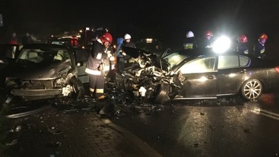 Kraksa trzech samochodów nieopodal Oświęcimia. 9 osób trafiło do szpitala