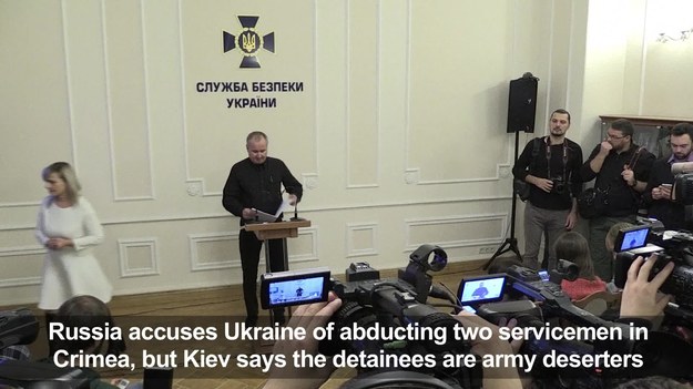 Rosja oskarża Ukrainę o porwanie dwóch rosyjskich żołnierzy w pobliżu granicy z Krymem. Kijów twierdzi, że są to dezerterzy z ukraińskiej armii, zatrzymani przy wyjeździe z Krymu. Szef rosyjskiego MSZ Siergiej Ławrow uznał we wtorek, że była to prowokacja.