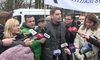 Tomasz Lis na proteście dziennikarzy (TV Interia)