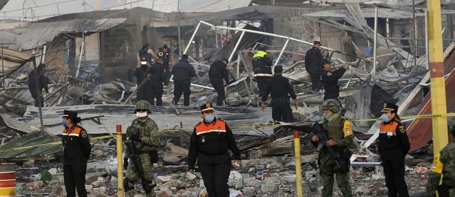 Co najmniej 31 osób zginęło, gdy na targowisku w mieście Tulpec w pobliżu stolicy Meksyku doszło do serii eksplozji sprzedawanych tam fajerwerków. Rannych jest co najmniej 70 osób.
