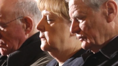 Kanclerz Angela Merkel jak "Królowa Śniegu"