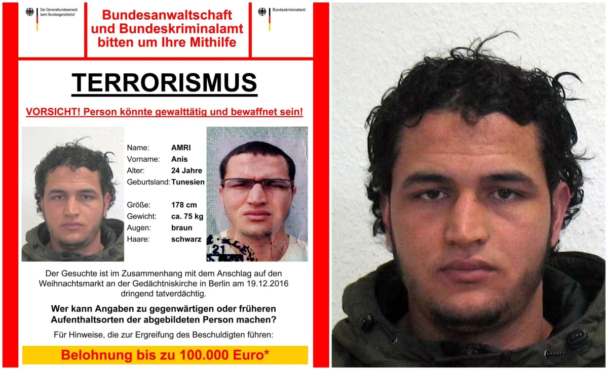 W Tunezji zatrzymano trzech mężczyzn związanych z Anisem Amrim, podejrzanym o dokonanie zamachu terrorystycznego na jarmarku bożonarodzeniowym w Berlinie - podało tunezyjskie MSW. Zatrzymań dokonano w piątek w mieście Kairuan, skąd pochodzi rodzina Amrich i które uważane jest za silny ośrodek muzułmańskich fundamentalistów. Tunezyjskie MSW ujawniło, że wśród zatrzymanych jest bratanek Amriego - 18-latek planował przyjazd wkrótce do Europy.