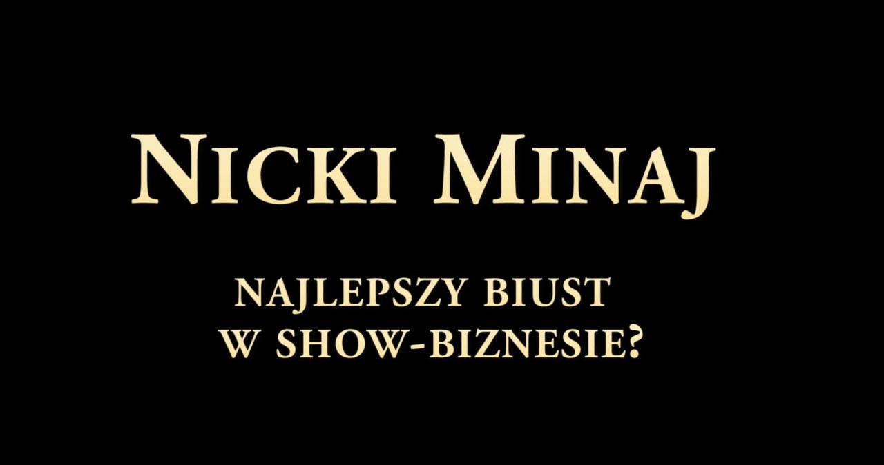 Nicki Minaj w dobrej formie. Zobacz teledysk 