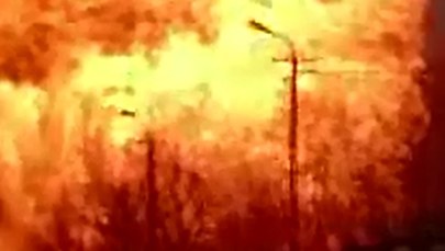 Pożar i wybuch na stacji benzynowej [FILM]