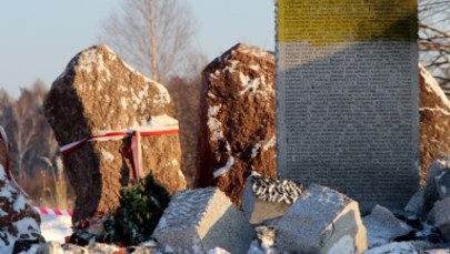 Pomnik Polaków zamordowanych w Hucie Pieniackiej został wysadzony