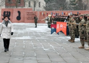 Powitanie żołnierzy USA w Polsce. Szydło: To najlepsza, najsilniejsza, najwspanialsza armia świata
