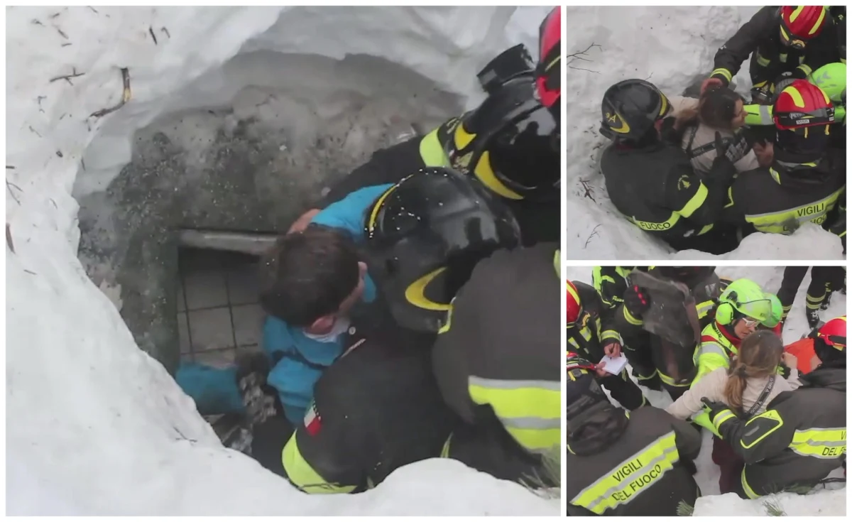 10 osób przeżyło pod gruzami hotelu we włoskiej Abruzji, na który runęła lawina w rezultacie trzęsienia ziemi. Taki najnowszy bilans podają w piątek media, precyzując wcześniejsze informacje.