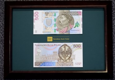 Banknot 500 zł trafi do obiegu już za kilka dni