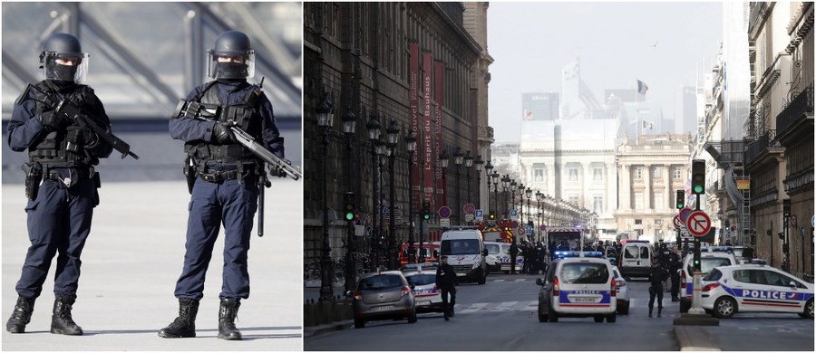 Strzały w okolicy paryskiego Luwru. Uzbrojony w nóż i maczetę mężczyzna zaatakował patrol wojskowy w pobliżu muzeum. Żołnierze otworzyli ogień i ranili napastnika w brzuch i nogi. Jak donosi paryski korespondent RMF FM Marek Gładysz, terrorysta krzyczał po arabsku "Allah jest wielki!".
