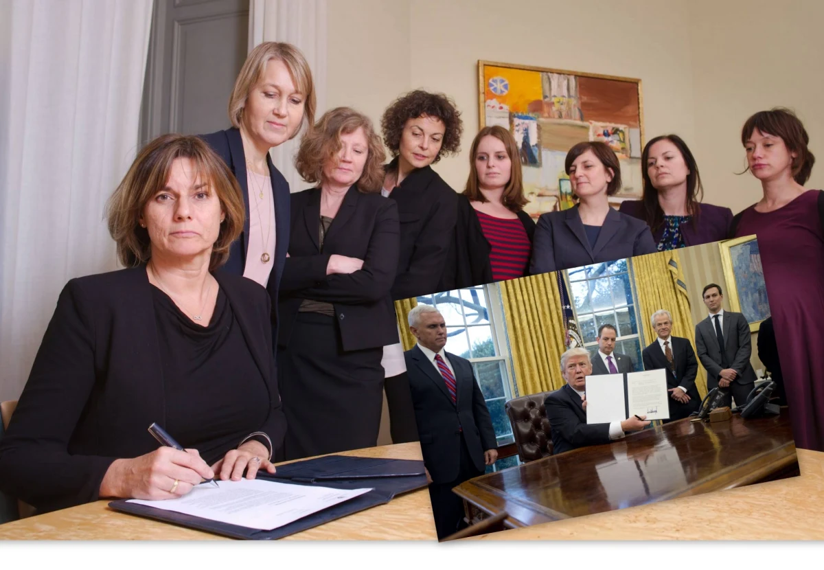 Nietypowe przesłanie od wicepremier szwedzkiego rządu dla Donalda Trumpa. To zdjęcie, jakie Isabella Lövin umieściła na Facebooku. Teraz publikują je światowe media. 