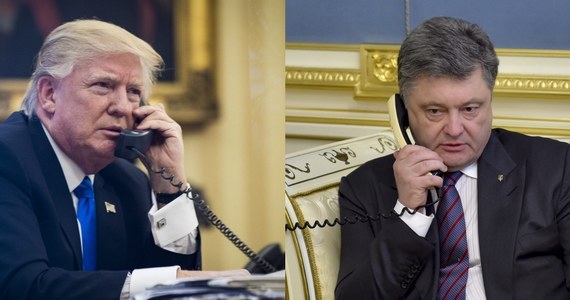 Podczas rozmowy telefonicznej z prezydentem Ukrainy Petrem Poroszenką, prezydent USA Donald Trump powiedział, że Stany Zjednoczone będą pracować na tym, by przywrócić pokój na wschodzie Ukrainy. 