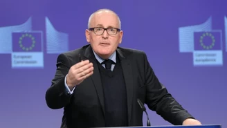 Timmermans: Państwa UE muszą pomóc w sporze z Polską 