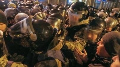 Burdy na Majdanie. Policja starła się z nacjonalistami
