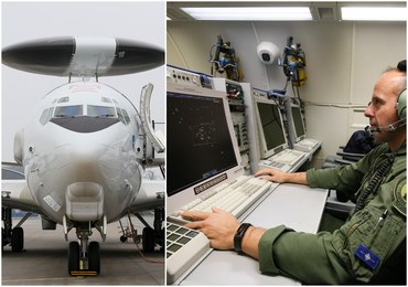 AWACS w Warszawie. Zobacz maszynę patrolującą przestrzeń powietrzną NATO!
