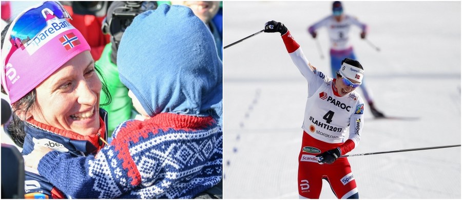 Marit Bjoergen wraca na szczyt! Norweżka wywalczyła w fińskim Lahti złoty medal mistrzostw świata w biegu łączonym 7,5+7,5 km. To jej piętnasty triumf w zawodach tej rangi: takim wyczynem nie może pochwalić się żadna inna zawodniczka!