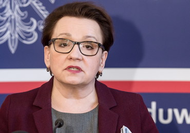 Anna Zalewska zapowiada zmiany w finansowaniu oświaty i podwyżki dla nauczycieli