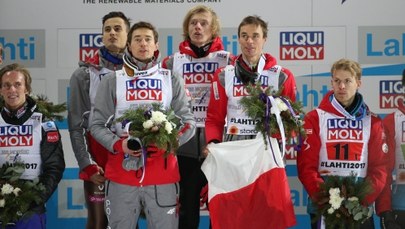 Lahti: Polscy skoczkowie narciarscy drużynowymi mistrzami świata!