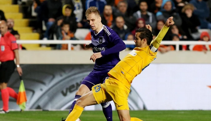 APOEL - Anderlecht 0-1 w 1/8 finału LE. Teodorczyk zagrał 59 minut