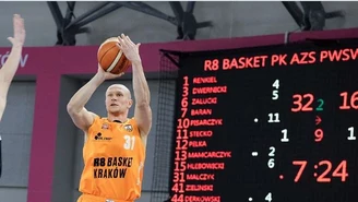 R8 Basket AZS Politechnika Kraków. Trener Rafał Knap po 1. zwycięstwie w play-offie