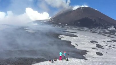 10 osób rannych po wybuchu wulkanu Etna. Wśród poszkodowanych dziennikarze BBC
