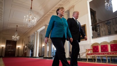 Niemcy i USA za współpracą ws. konfliktu na Ukrainie. O czym jeszcze rozmawiali Merkel i Trump?