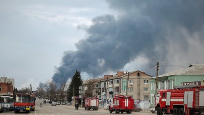 Pożar w składzie amunicji na Ukrainie. Wciąż słychać wybuchy