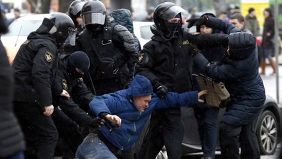 Dzień Wolności na Białorusi: Milicja rozbiła protest, setki zatrzymanych