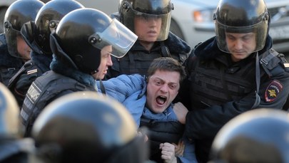 500 osób zatrzymanych na demonstracji w Moskwie. Wśród nich m.in. Aleksiej Nawalny