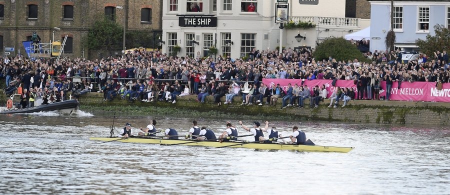 Ósemka Uniwersytetu Oxfordzkiego pokonała wioślarzy Cambridge w 163. edycji prestiżowego wyścigu na Tamizie w Londynie, odnosząc 80. zwycięstwo w historii. Z kolei w 72. regatach kobiet triumfowała osada Cambridge.