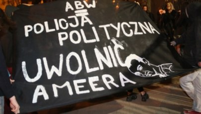 Pikieta przeciw deportacji z Polski irackiego Kurda